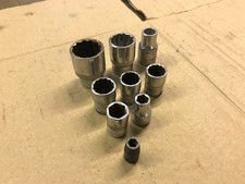 1/2 3/8 1/4 DRIVE SOCKETS