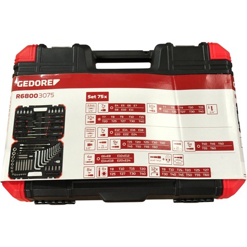 Gedore r6800 3075 tool - set, 75x