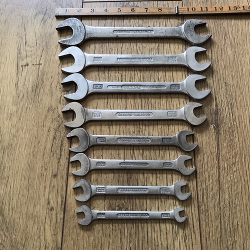 Vintage gedore 6 spanners - vintage,